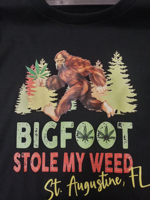 Bigfoot Stole My Weed T-Shirt