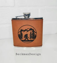 Flask- Bigfoot In Forest