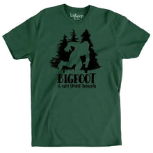 Bigfoot Is My Spirit Animal T-Shirt - Green - Ghost Augustine logo discretely on the back