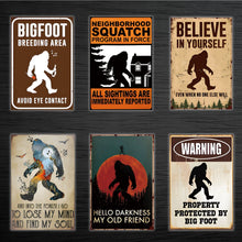 Bigfoot Signs