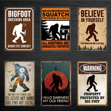 Bigfoot Signs