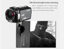 Infrared Night Vision Camcorder - 4K resolution