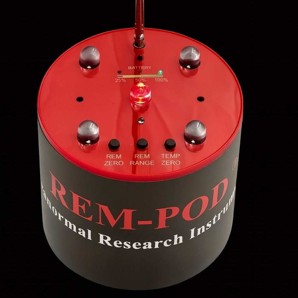 REM-POD Rev3 with antenna and coloured lights