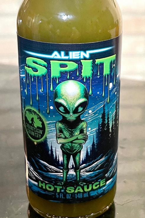Alien Spit Jalapeño Hot Sauce