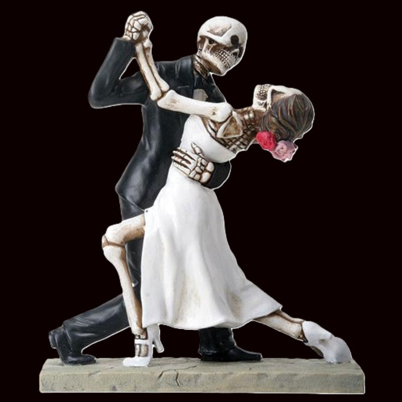Dancing Skeleton Wedding Couple