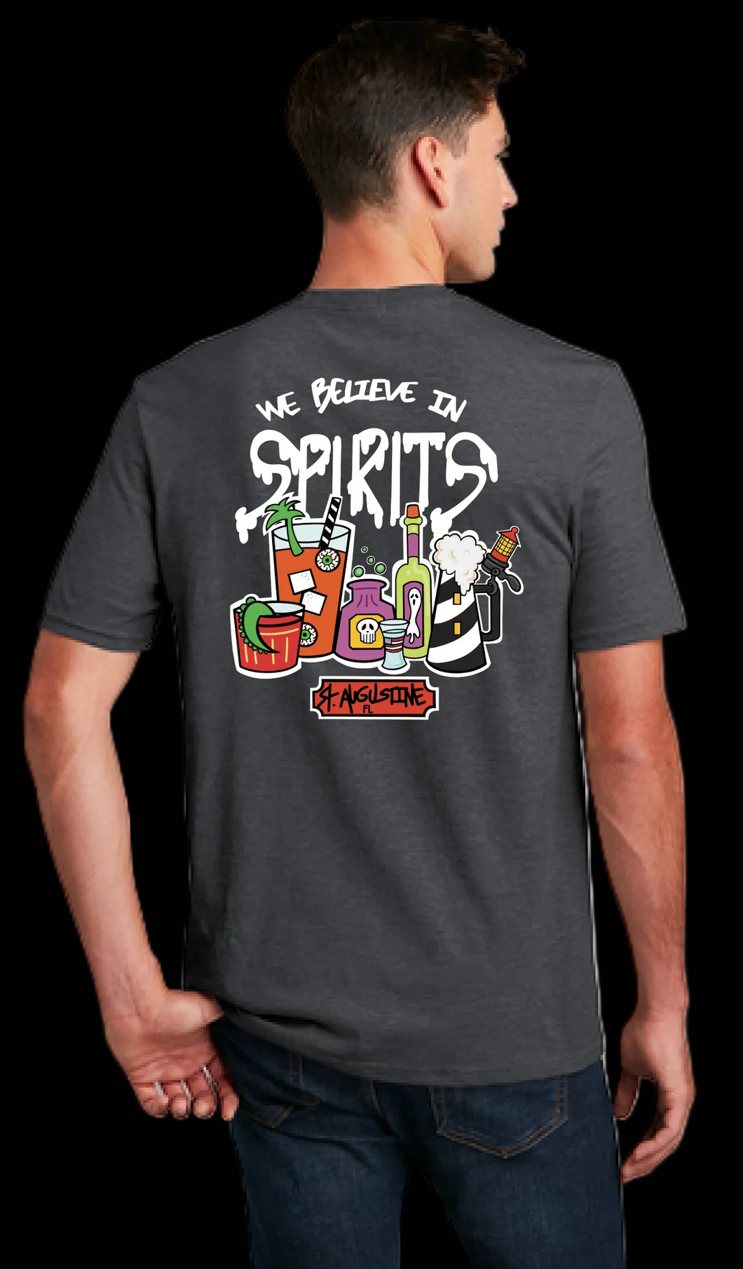 We Believe In Spirits Haunted Pub Tour T-shirt
