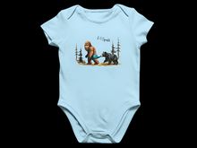 Li'l Squatch & Bear One Piece Bodysuit Onesie For Babies