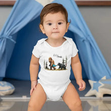 Li'l Squatch & Bear One Piece Bodysuit Onesie For Babies