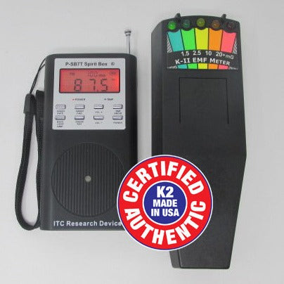 Authentic K2 EMF Meter + SB7T SPIRIT BOX Rev 07